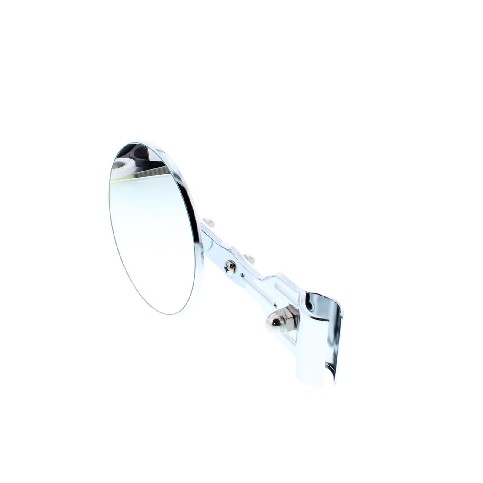 Roadster Windshield Frame Mount Rear View Mirrors, 5 Inch