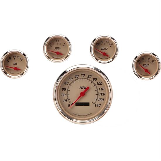 Omega Kustom 22085R 5Gauge Set, Timeless Tan, 43/8, Electric