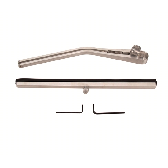 Specialty Power Windows WAB01BL Billet Aluminum Wiper Arm, LH Bend