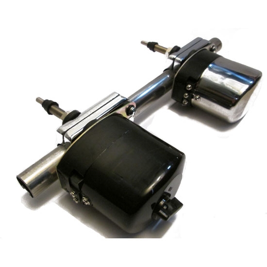 Speedway Motors Universal Hotrod Ratrod Black 12 Volt 12v Electric