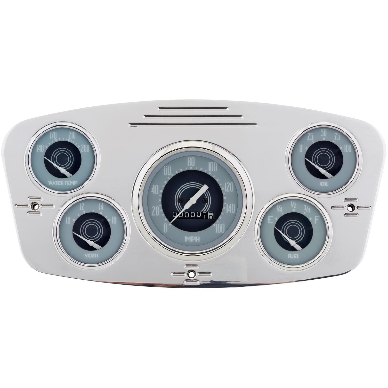 Omega Kustom Avant 5Gauge Set, Mechanical Speedometer, 43/8