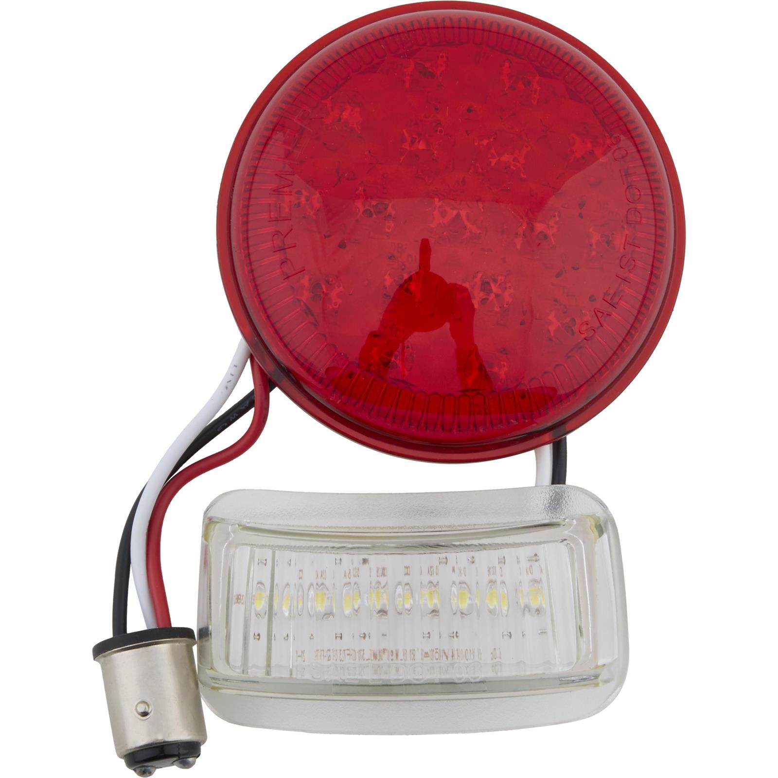 1937 Ford Left Hand LH LED Tail Light Conversion w License Plate Light