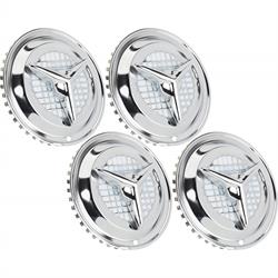 Tri-Bar Spinner Style 15 Inch Wheel Covers, Set/4