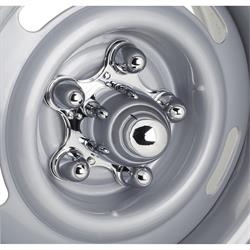 Bullet-Style Spider Cap Wheel Hub Covers, 5 on 4-3/4 Inch