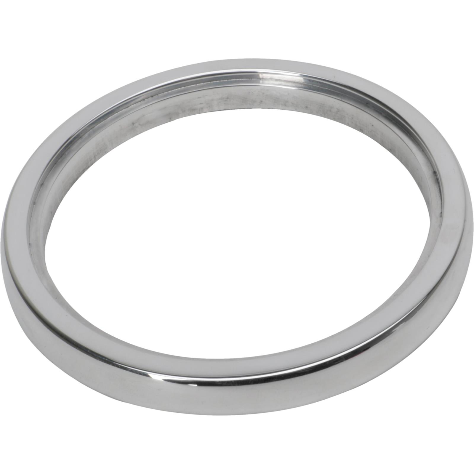 Blue Aluminum Gauge Bezel Loop Clamp – 3-Hole, 2-1/4" ID X 3-3/4" OD, For Hot Rod Speedo