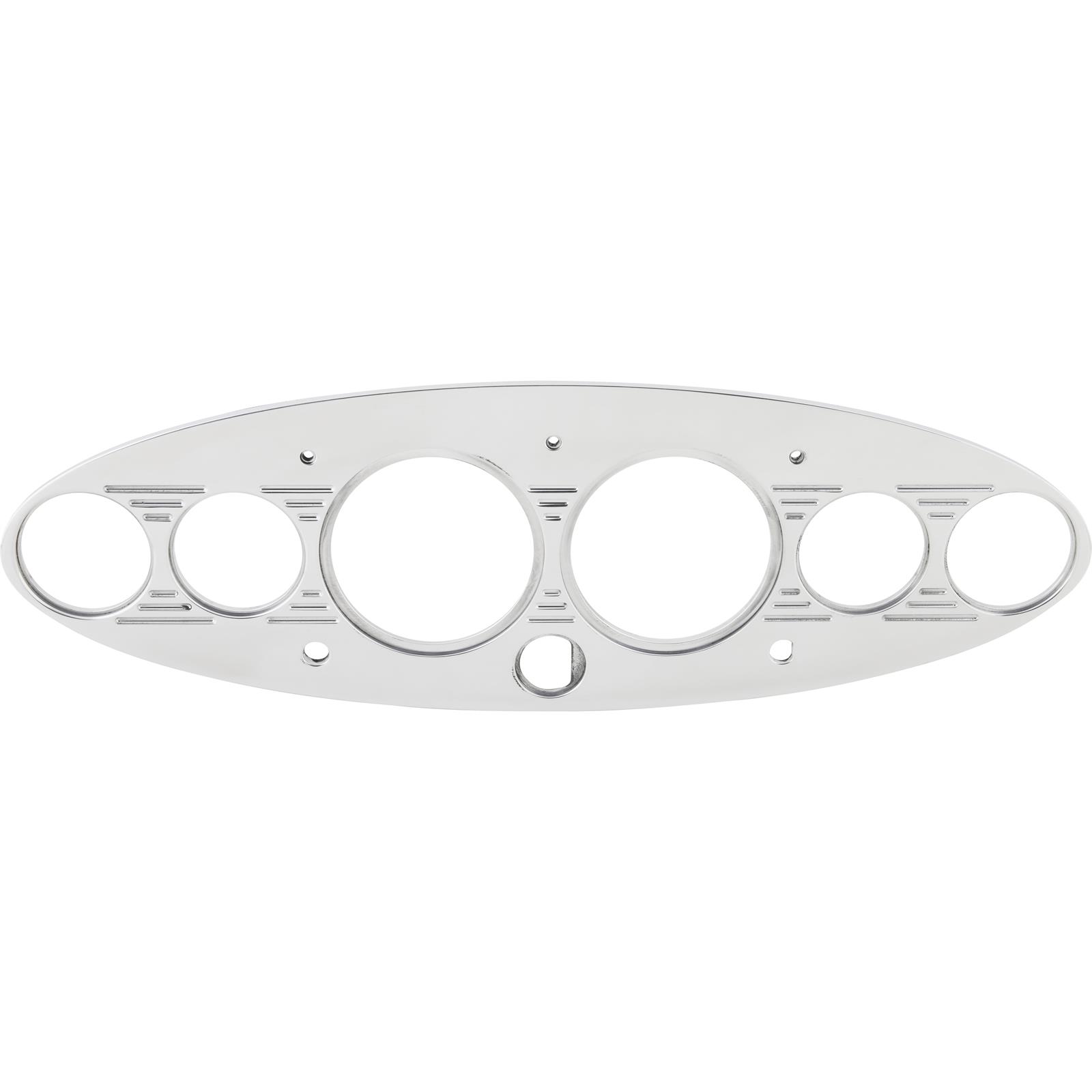 SPEEDポスター　パネル Speedway Universal 6 Gauge Dash Panel, Polished