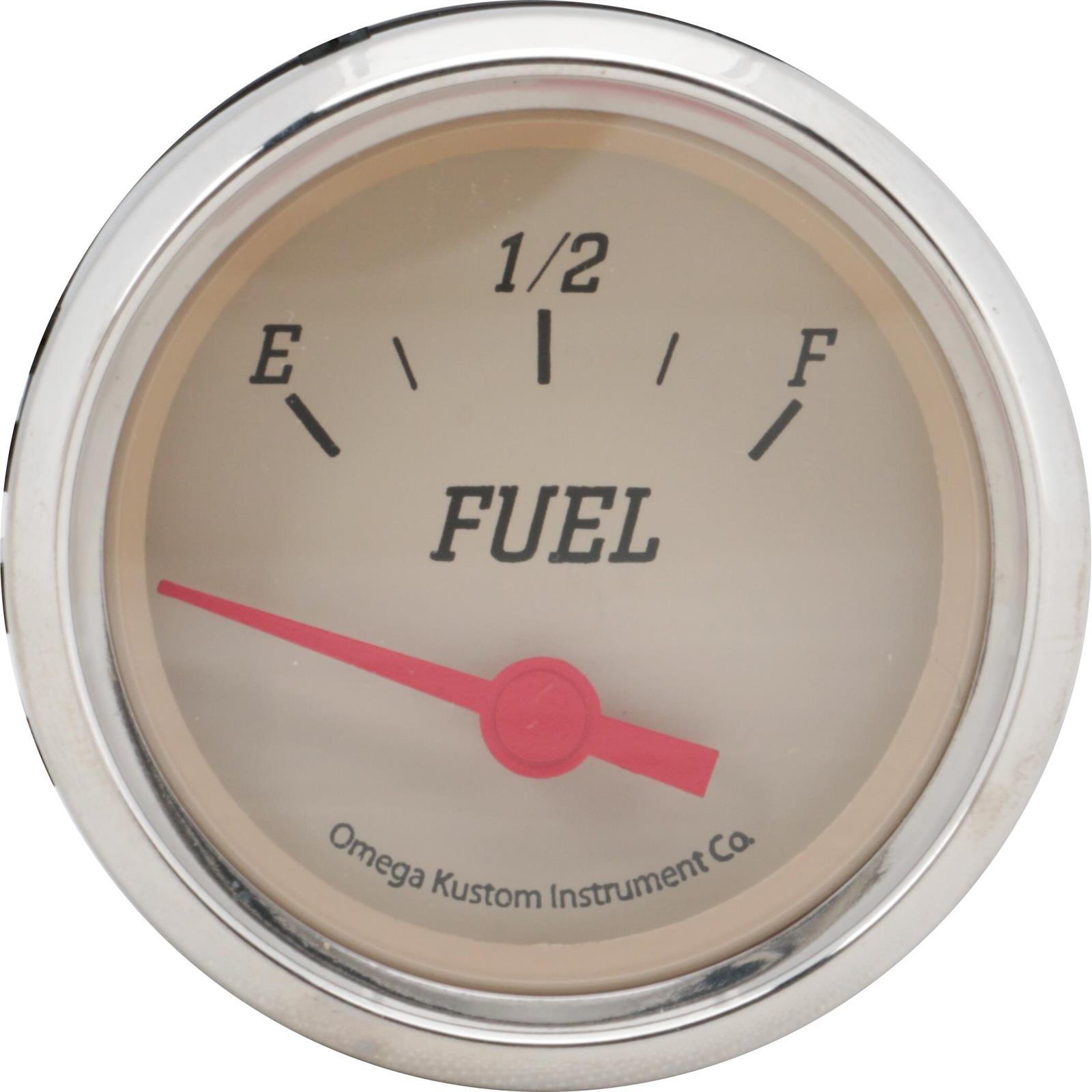 2" Fuel Level Gauge, Beige, 7310 Ohm