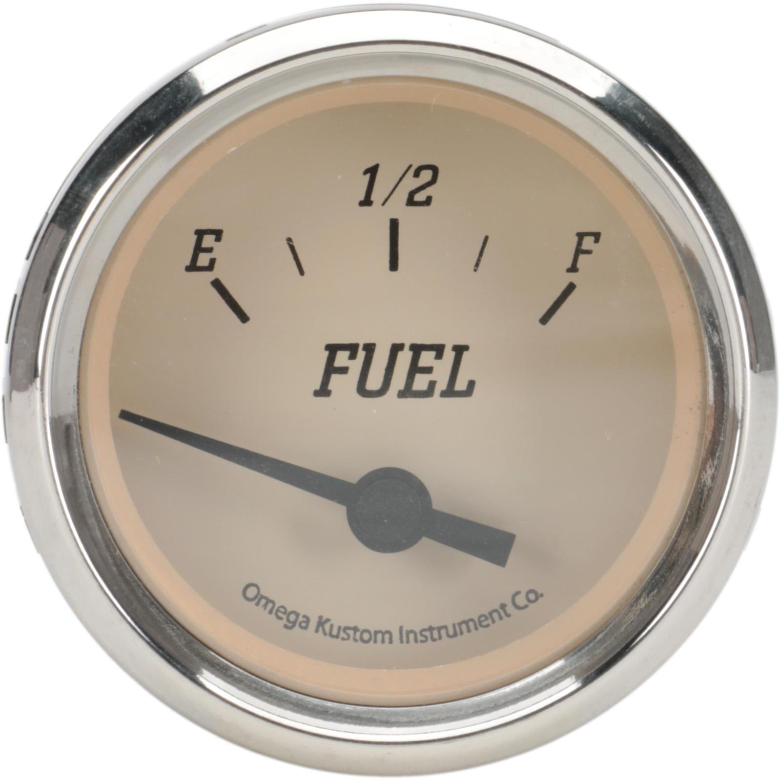 73 OHM 2" Fuel Gauge, Beige