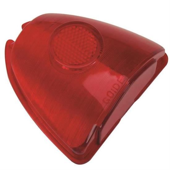 1953 Chevy Stop and Tail Light Lens, Red Plastic