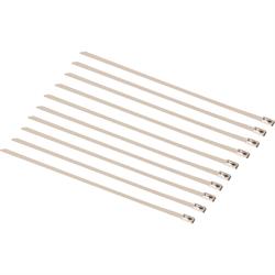 Speedway Stainless Steel Exhaust Wrap Ties, 8 Inch