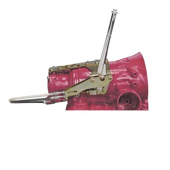 Lokar Trans Mount Emergency Hand Brake Kit, 11 Inch, Chrome