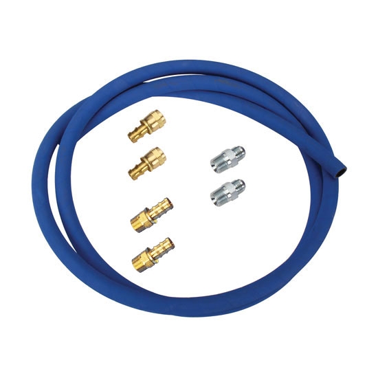 Small Block Chevy Remote Oil Filter Relocation Kit, Horizontal