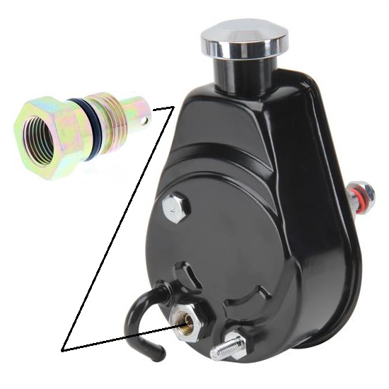 Power Steering Adapter and Flow Valve Kit