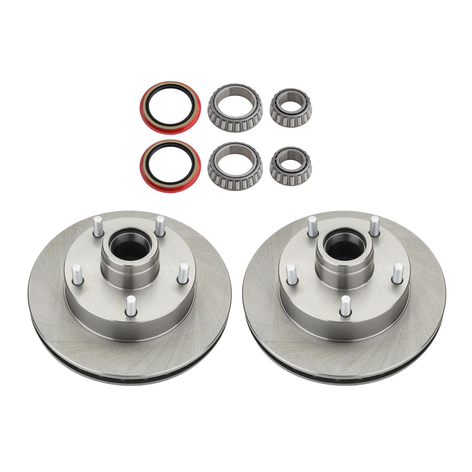 D2　0529 Mustang II Disc Brake Rotor and Bearing-Seal Kit, 5 on 4-3/4