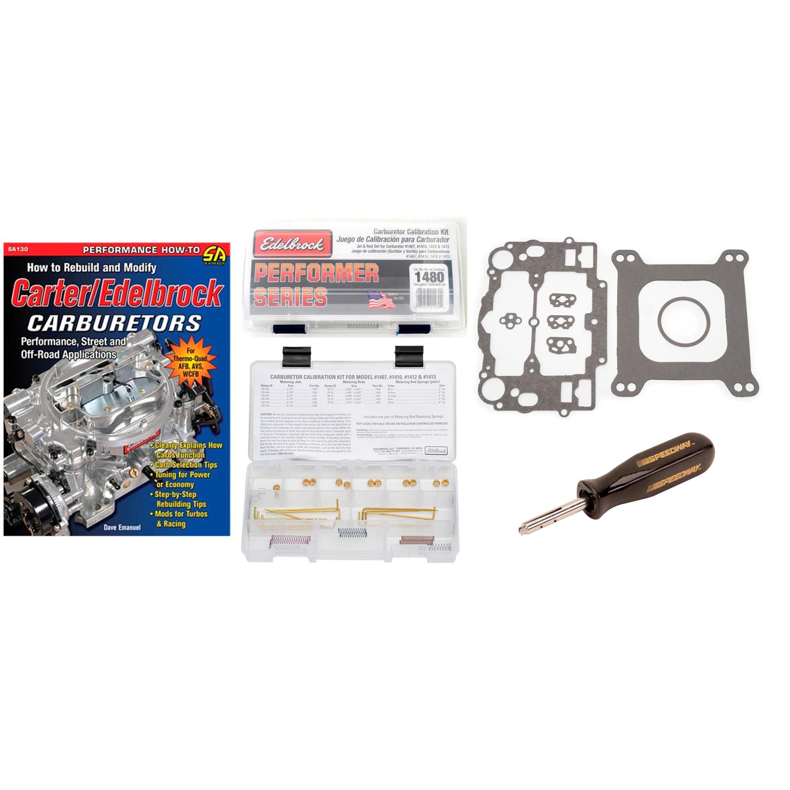 Edelbrock 1480 Performer Series Carburetor Calibration Kit
