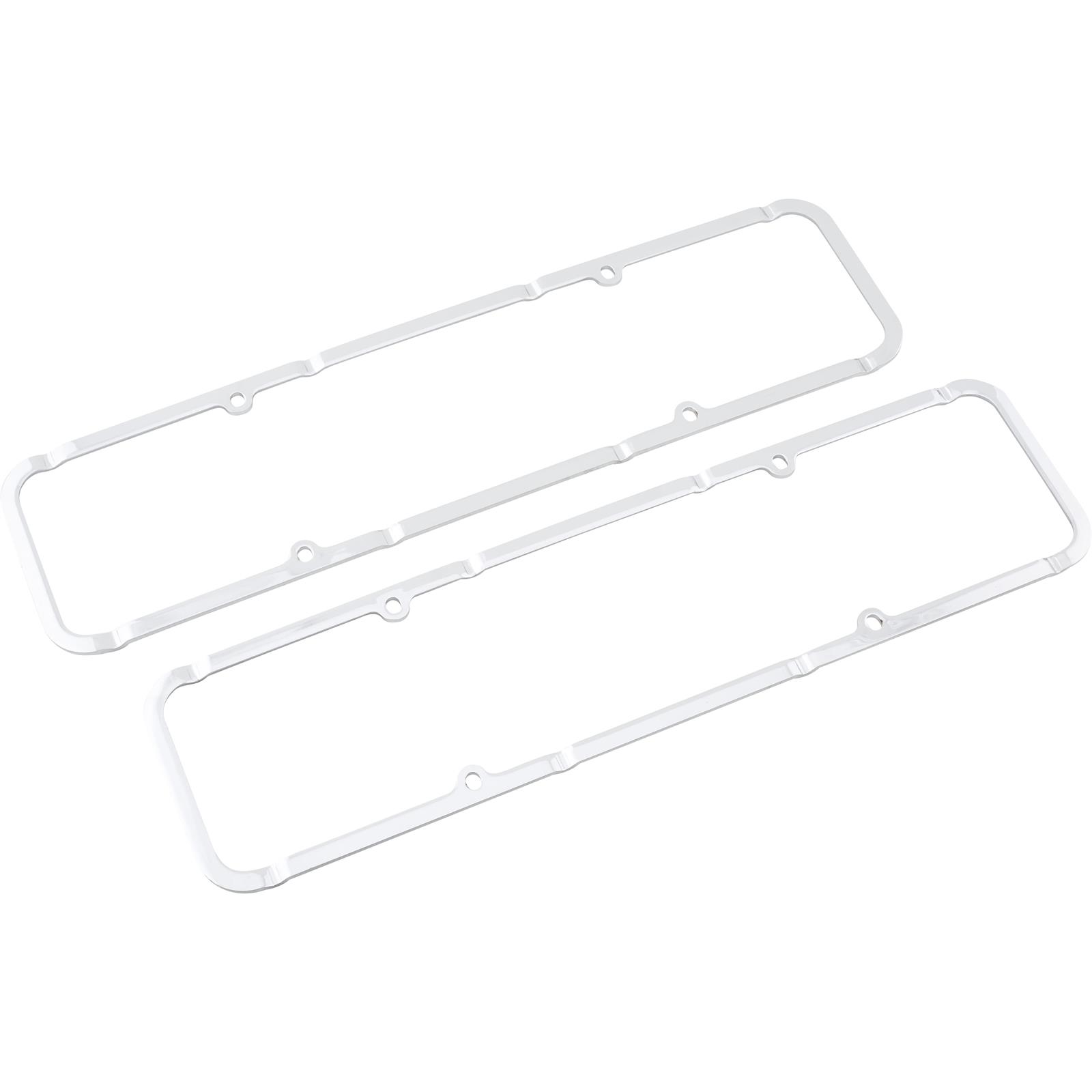 Small Block Chevy Valve Cover Hold Down, Pair, Chrome Finish