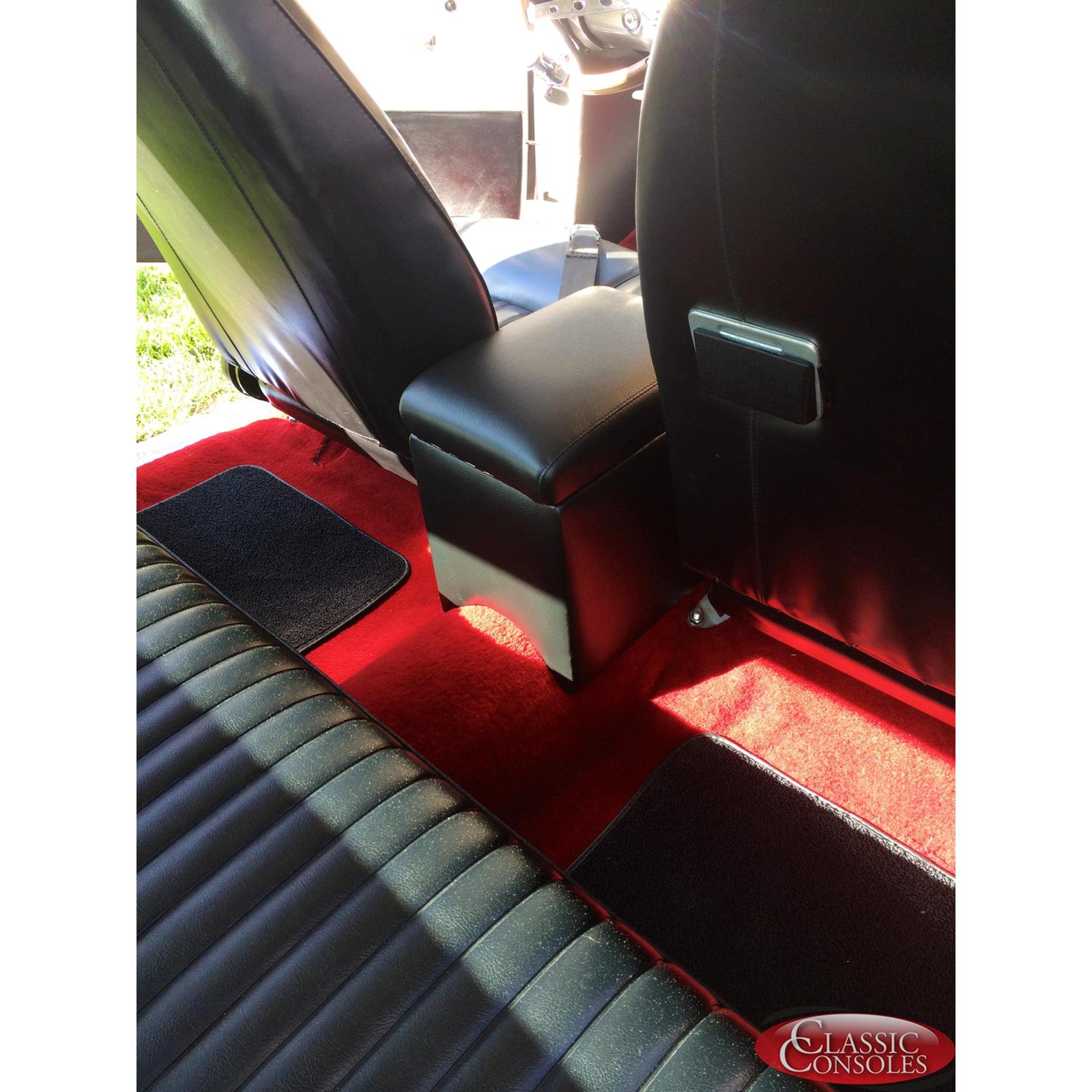 【ハム】コンソールBOX棚2点セット【大花束オレンジ】 Universal Car Duel Console Comfort Armrest Central Console