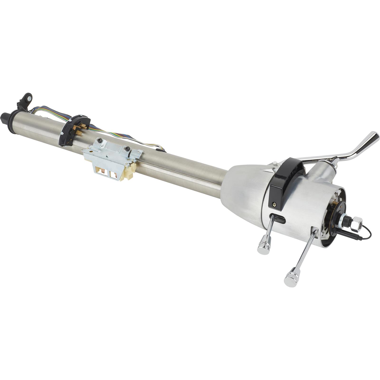 Universal Keyed GM Tilt Steering Column With Shifter, 32" Raw