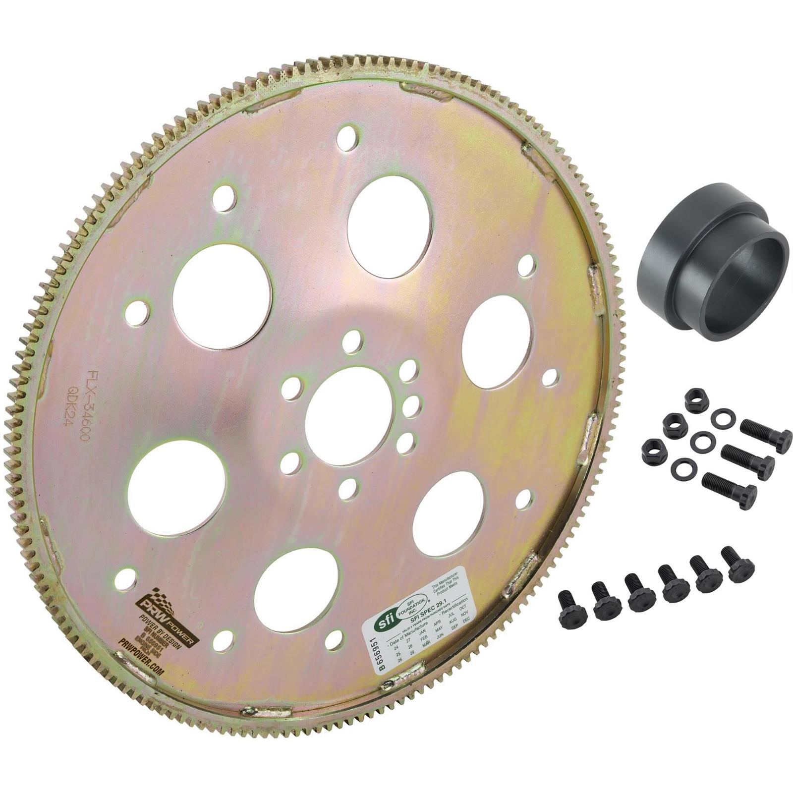 2,800円お安く!◎完売再製作◎Volan SPEED FLEX 1◎8.5 Speedway Motors GM Gen III LS V8 Flexplate Adapter Kit, Fits TH350