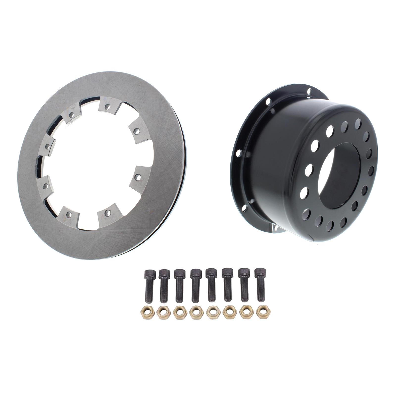 ProLite Vented Rear Brake Rotor and Hat Kit