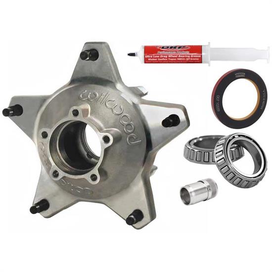 Wilwood Wide 5 Starlite 55 Rear Hub and LF Bearings, 5/8 C Studs
