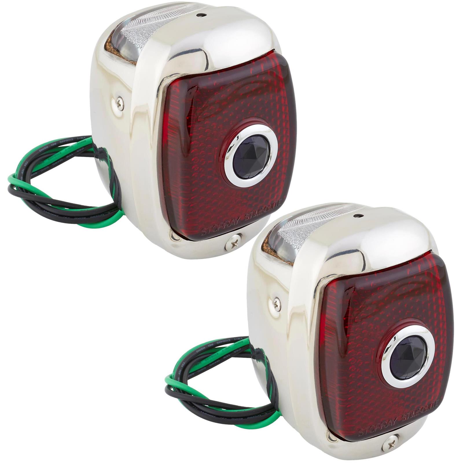 19371938 Chevy Blue Dot Tail Light Assembly, LH and RH Pair