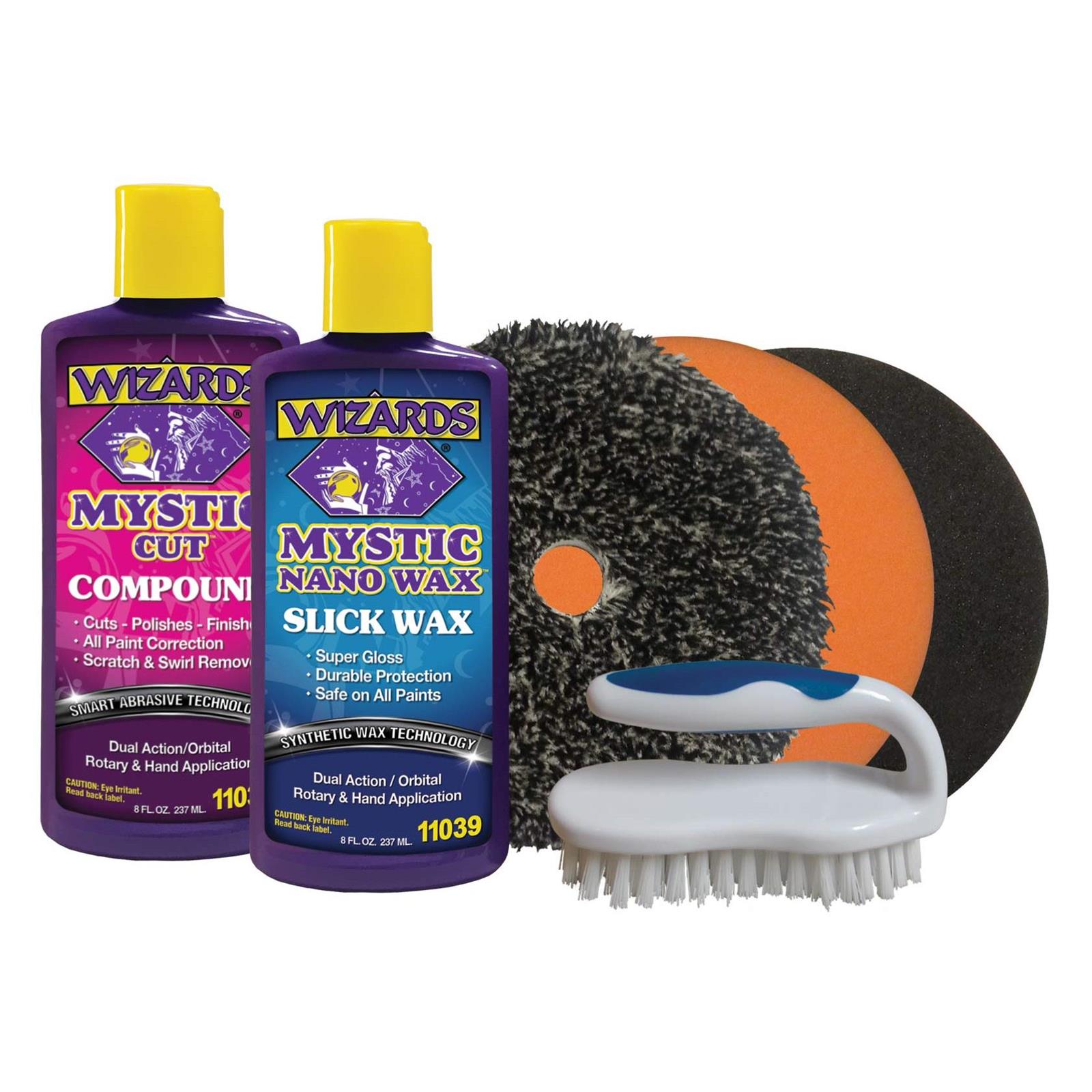 Wizards Products Scratch & Swirl Remover Kit with DA Polisher