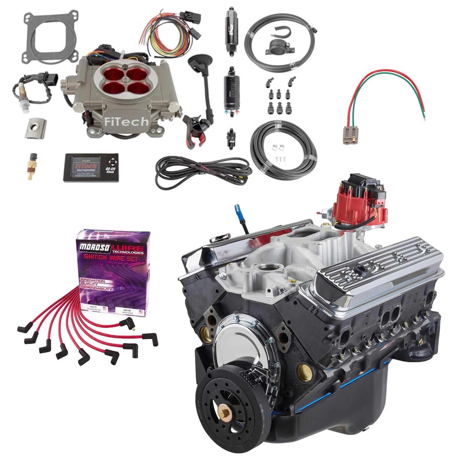 BluePrint 355 Crate Engine Kit, Go Street EFI