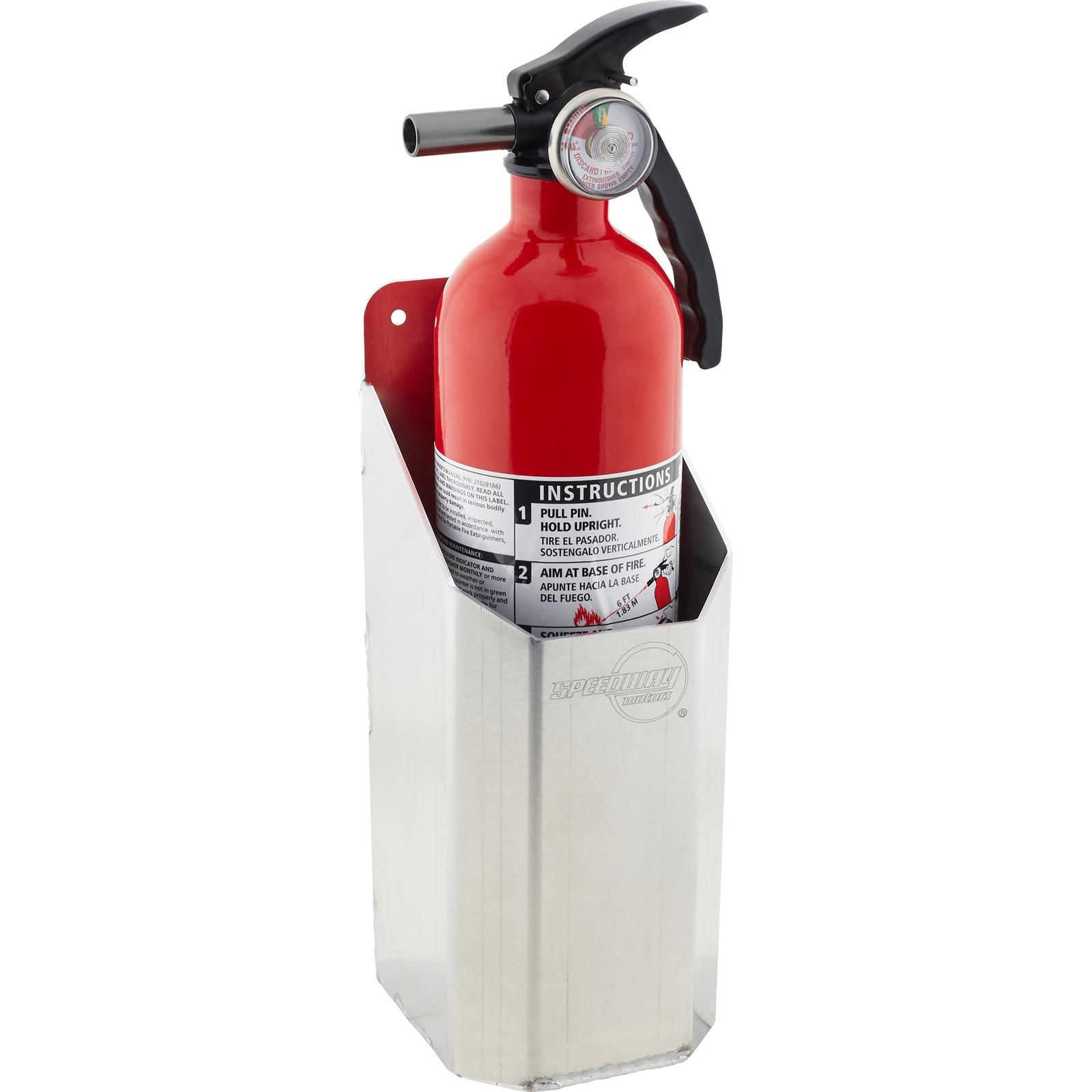 2 Pound Fire Extinguisher and Aluminum Holder