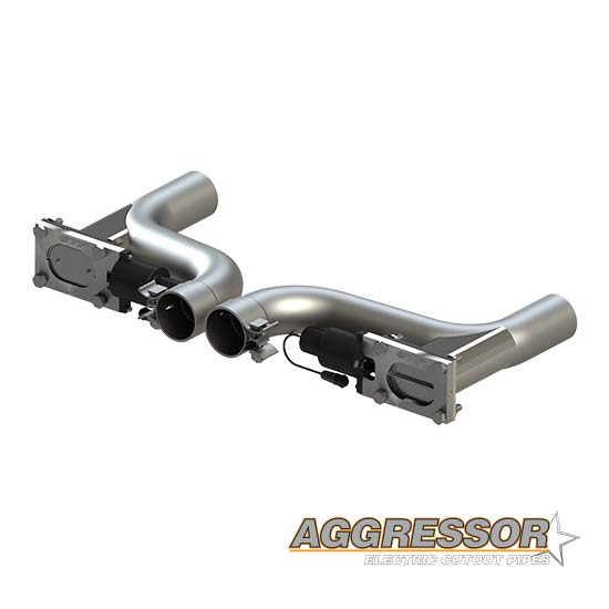 QTP 500110 Aggressor Exhaust Systems, Mid Pipe, Kit