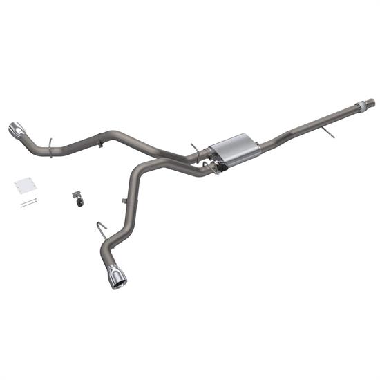 QTP 410015B Screamer Exhaust System, Cat Back, Kit