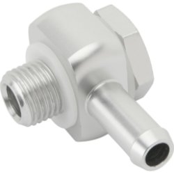 Single Banjo Style Fuel Fitting, 5/16 Inch Hose