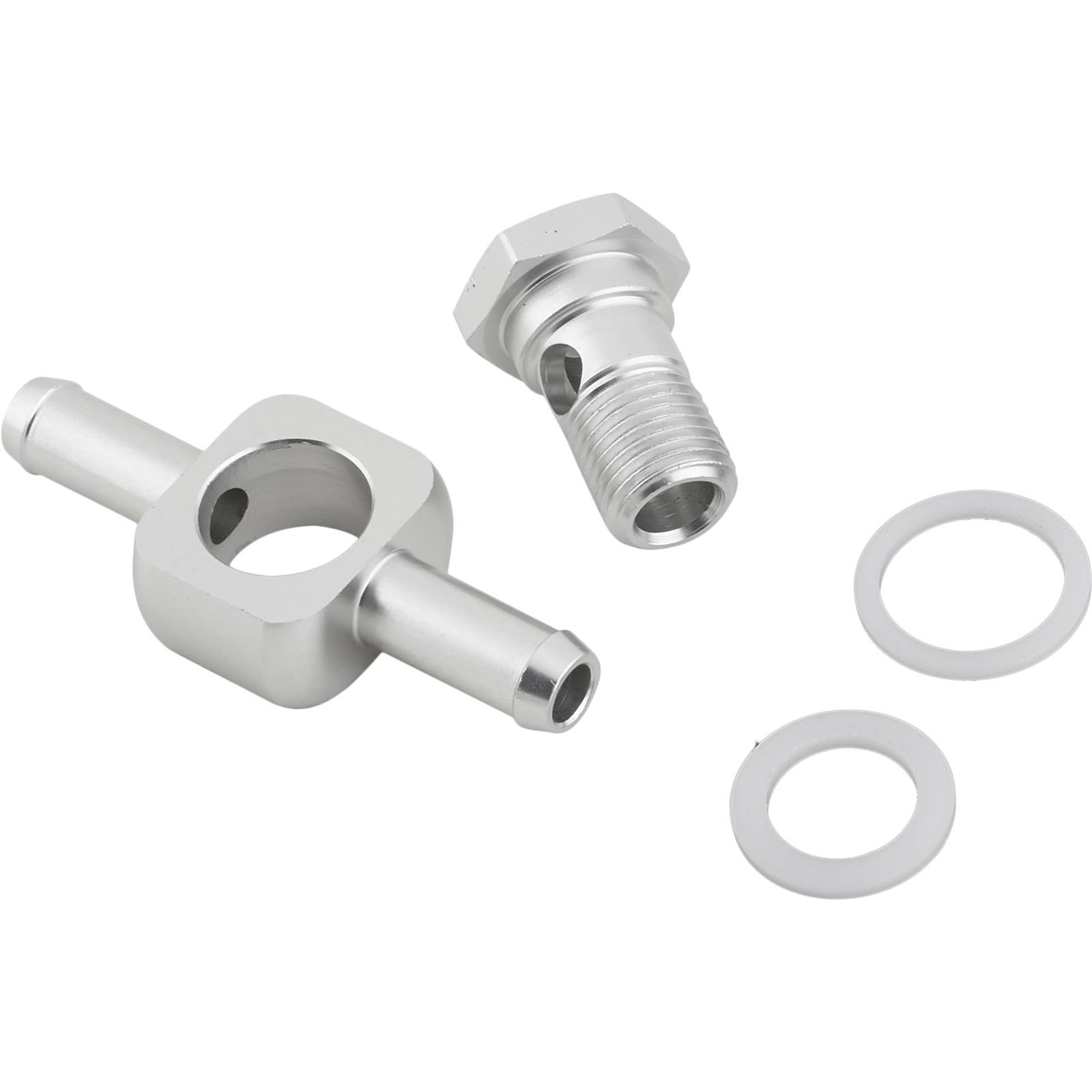 Dual Banjo Style Fuel Fitting, 5/16 Inch Hose