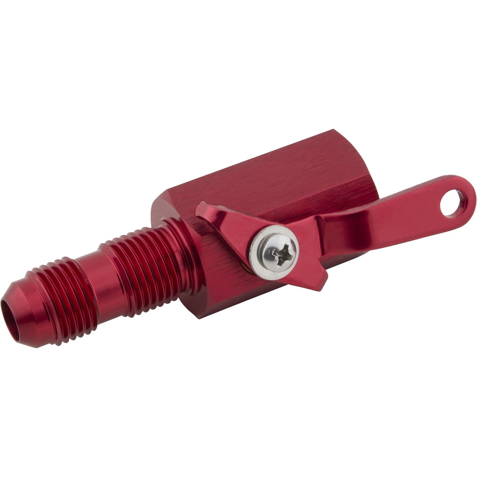 Red Shut Fuel Shutoff Valve Earl's Performance Red Anodized Aluminum Shut Off ...