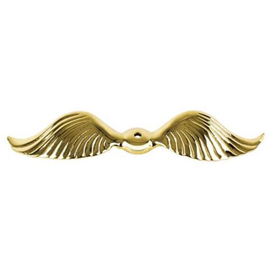 Big Feather Radiator Wing, Brass