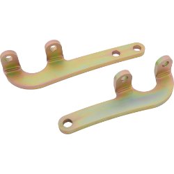 Speedway Ford Flat Plate Steering Arms, Plain