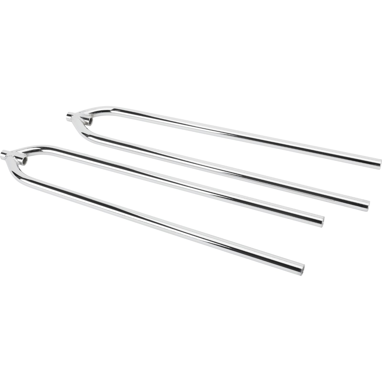 Front Hairpin Radius Rods, 27 Inch, Chrome Steel