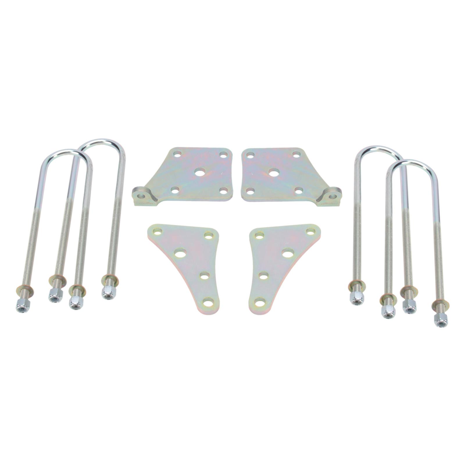 S10 10Bolt Rear Axle Retrofit Leaf Spring Mount Kit, 8 Inch Bolts