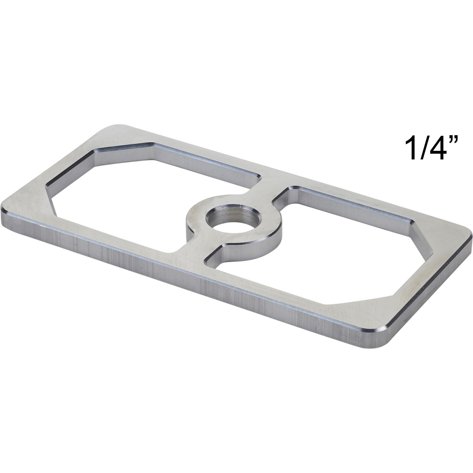 New Pair of Aluminum 2.5/' Angle Leaf Spring Shims Mopar Ford Chevy GM Pinion