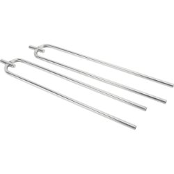 Curtis-Style Radius Rods, 36 Inch, Unpolished Stainless Steel