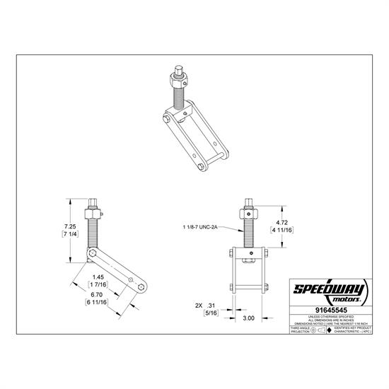 Adjustable Rear Leaf Spring Shackle