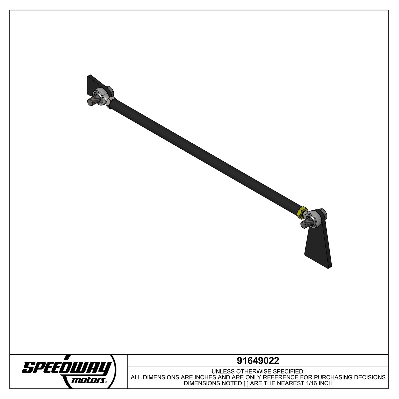 【オーダー】あさやん。 Speedway Universal Weld-On Rear Panhard Bar Track Rod Kit