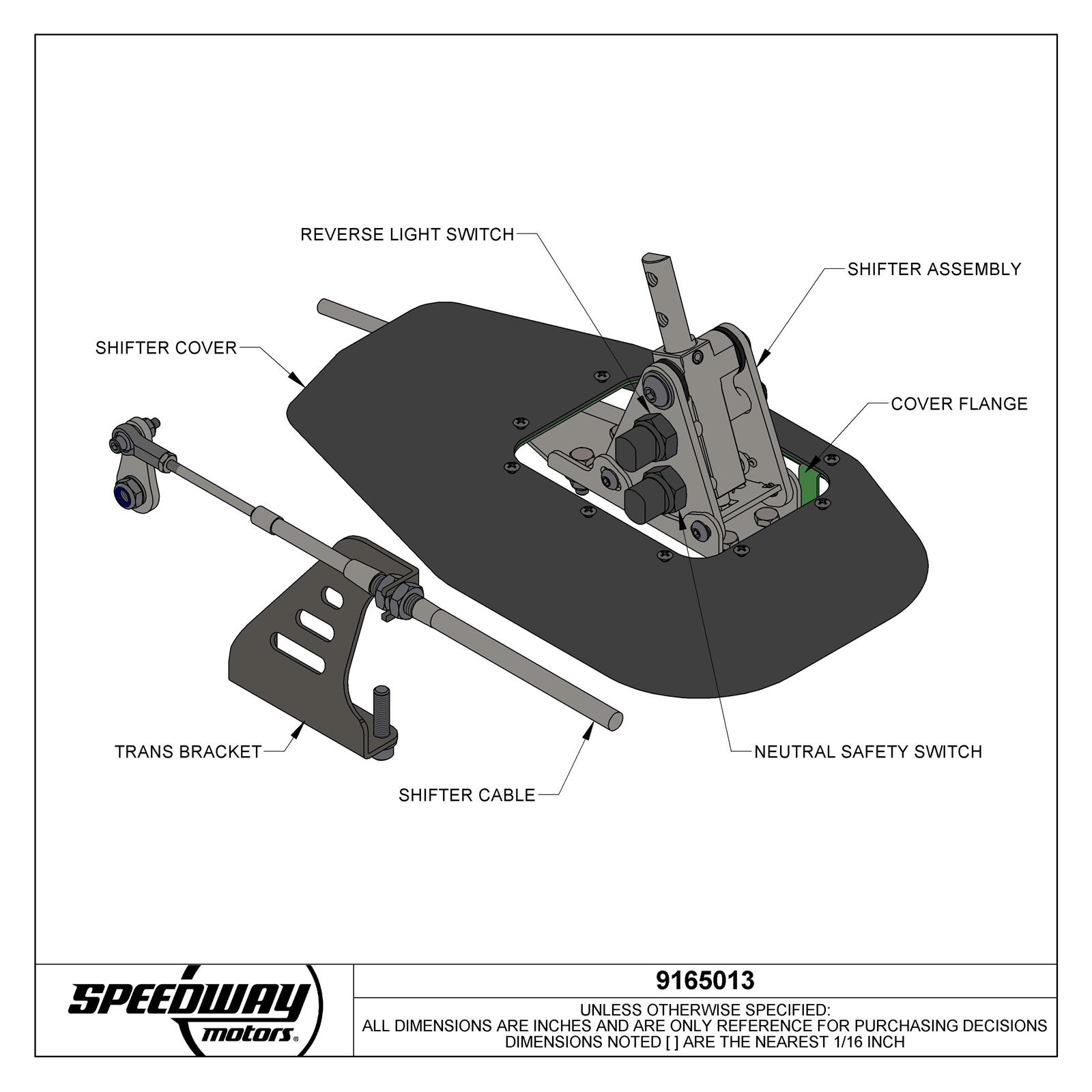 Side Detent Shifter For Powerglide Transmission