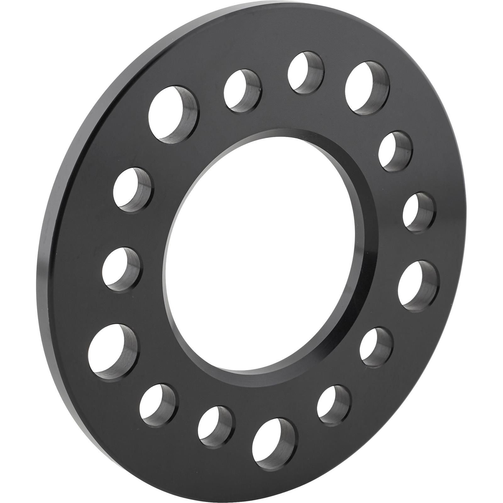 Aluminum Wheel Spacer, 3/8 Inch Thick, Black Anodized