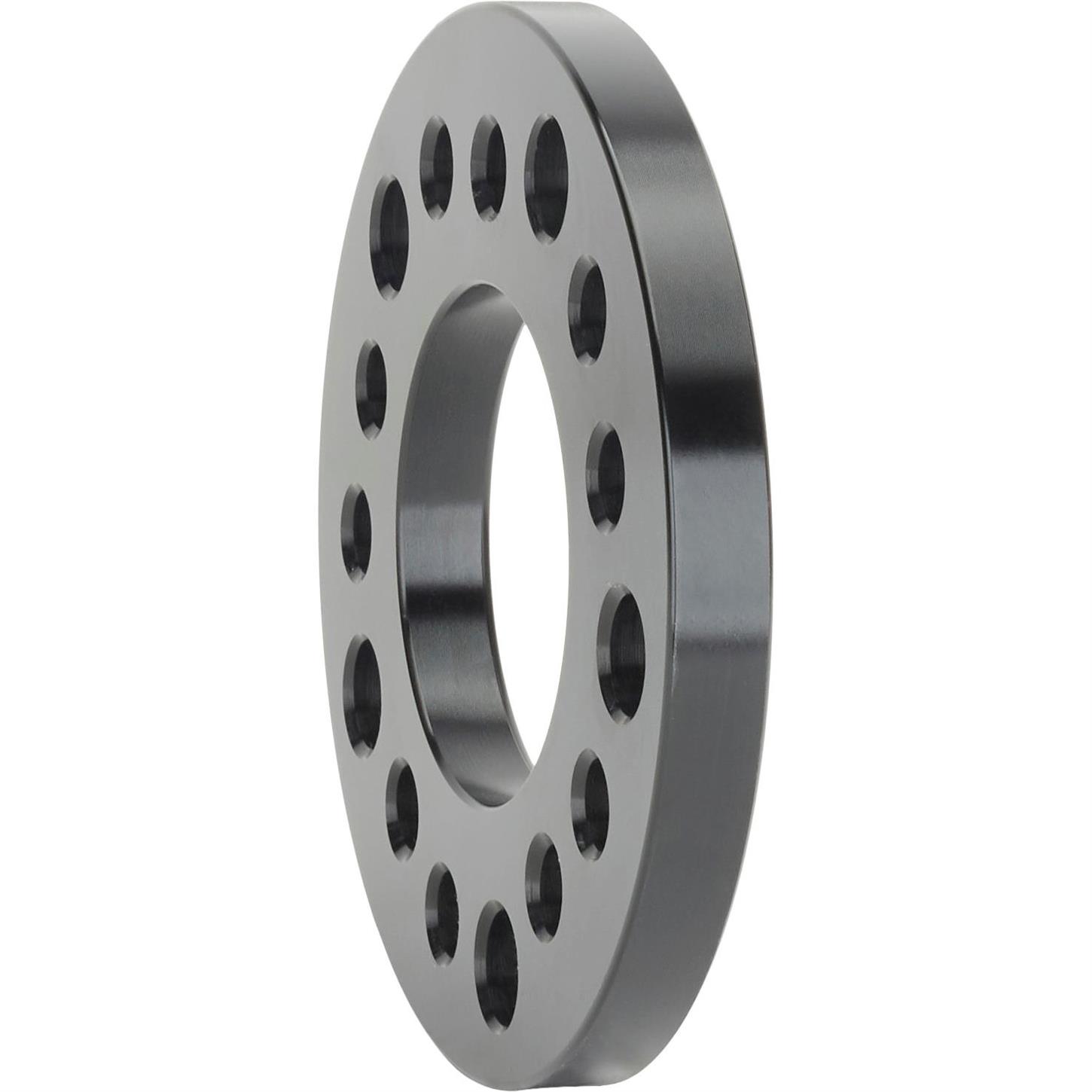 Aluminum Wheel Spacer, 5/8 Inch Thick, Black Anodized