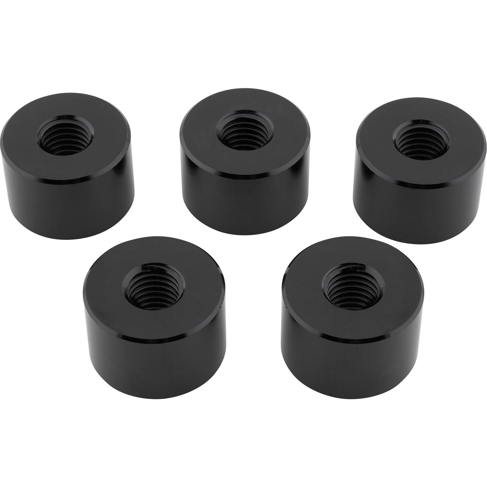 Aluminum Wide 5 Wheel Spacers, 1 Inch, Set/5