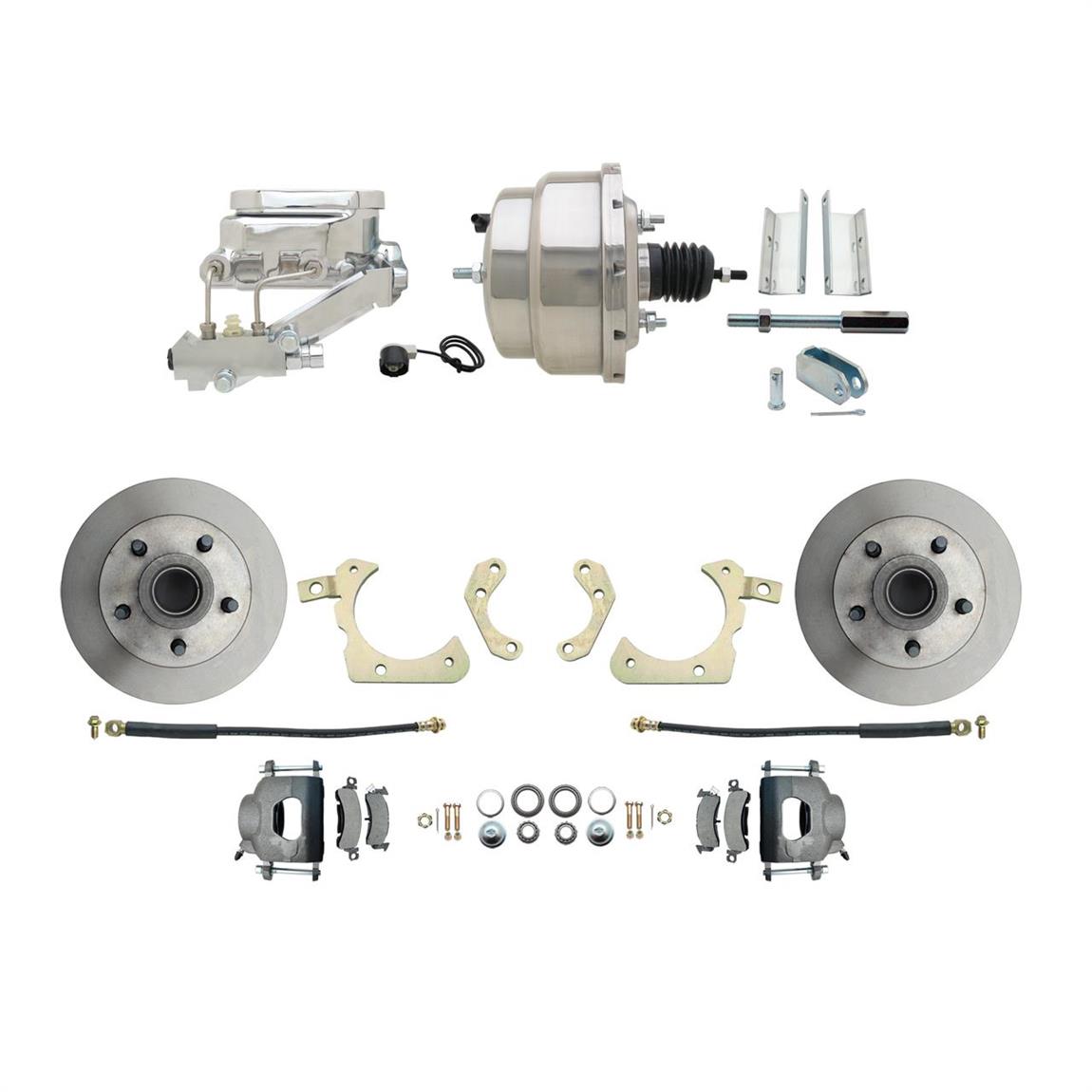 Speedway 5558 Chevy Power Disc Brake Kit, 11 in. Standard Disc Brakes