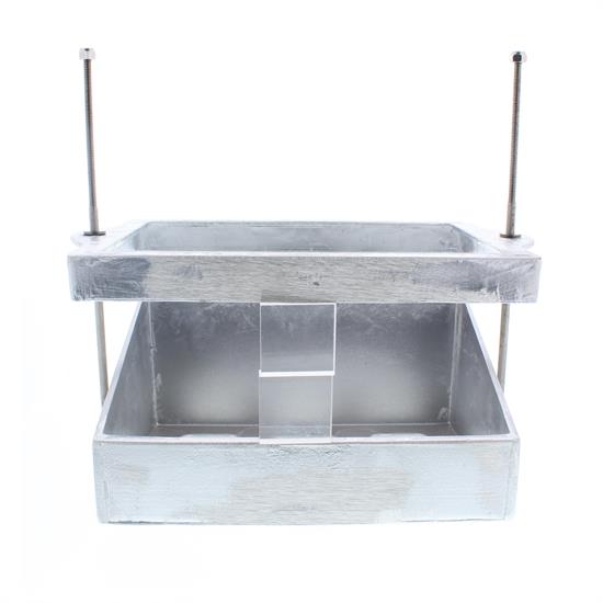 Speedway Plain Cast Aluminum Battery Box Mount Kit