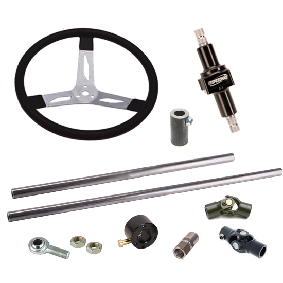Speedway IMCA Oval Track Racing Steering Column Kit
