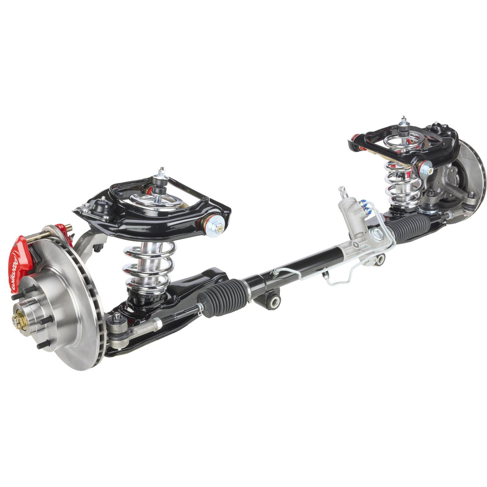 Mustang II IFS New Control Arm Kit W/ Wilwood Calipers